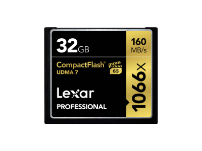 Professional 32GB 1066x Compact Flash