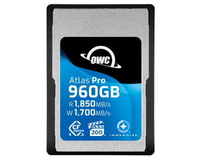 960GB Atlas Pro CFexpress Tipo A 4.0 R1850 MB/s W1700 MB/s + adattatore
